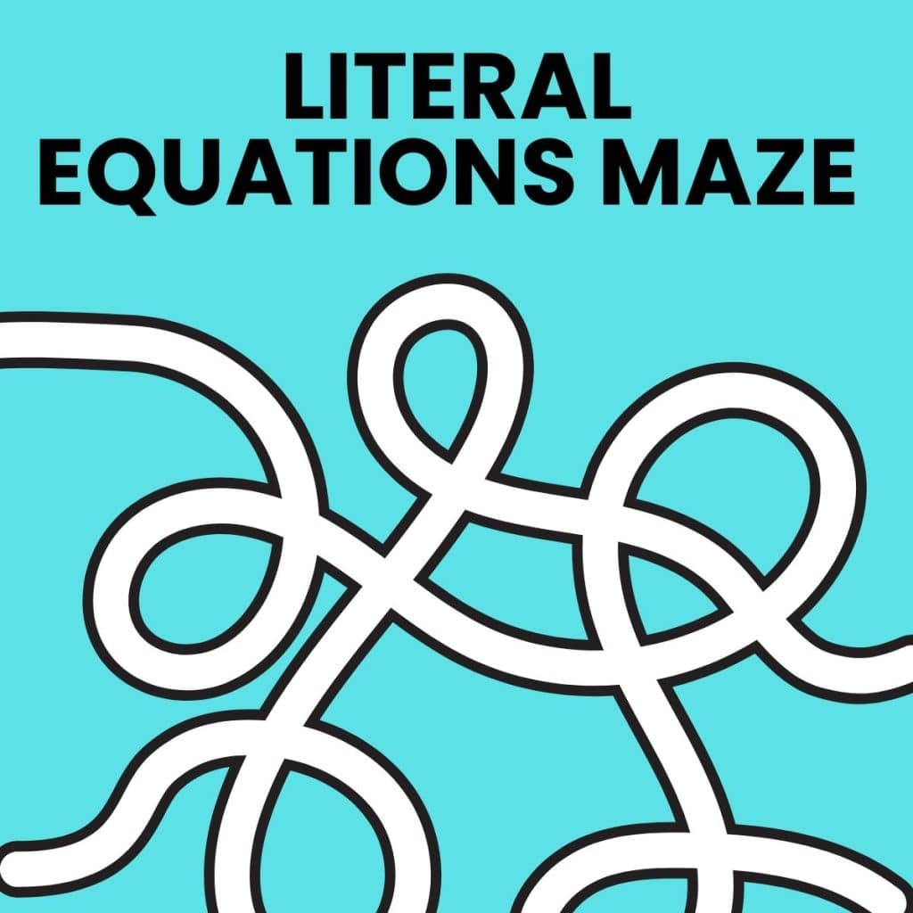 Solving Literal Equations Activities 10 Free Ideas Solving Literal Equations Activities 10 Free Ideas
