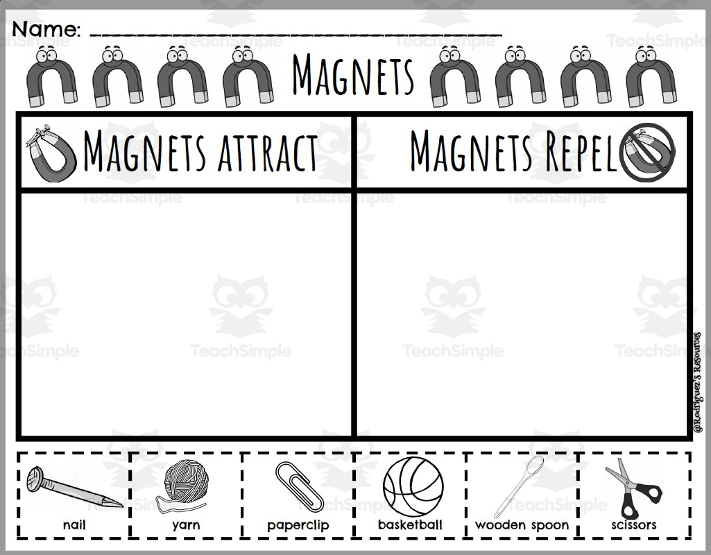 Free 2nd Grade Magnet Worksheets