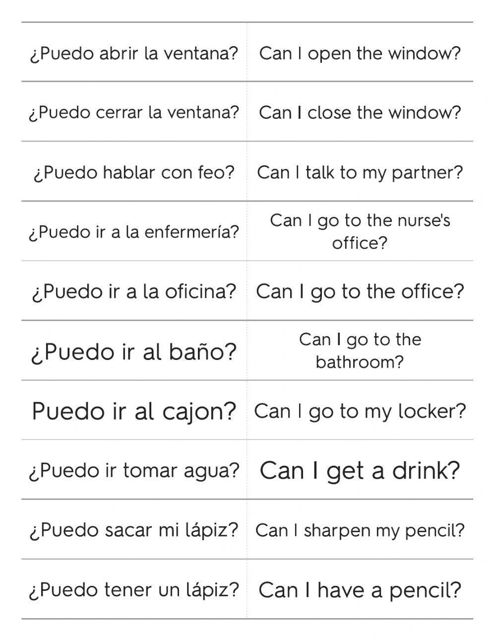 Spanish Classroom Questions Speaking Practice Worksheet Live Worksheets Library Spanish Classroom Questions Speaking Practice Worksheet Live Worksheets Library