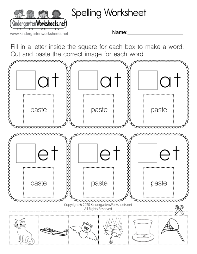 Spelling Three Letter Words Worksheet Free Printable Digital U0026 PDF