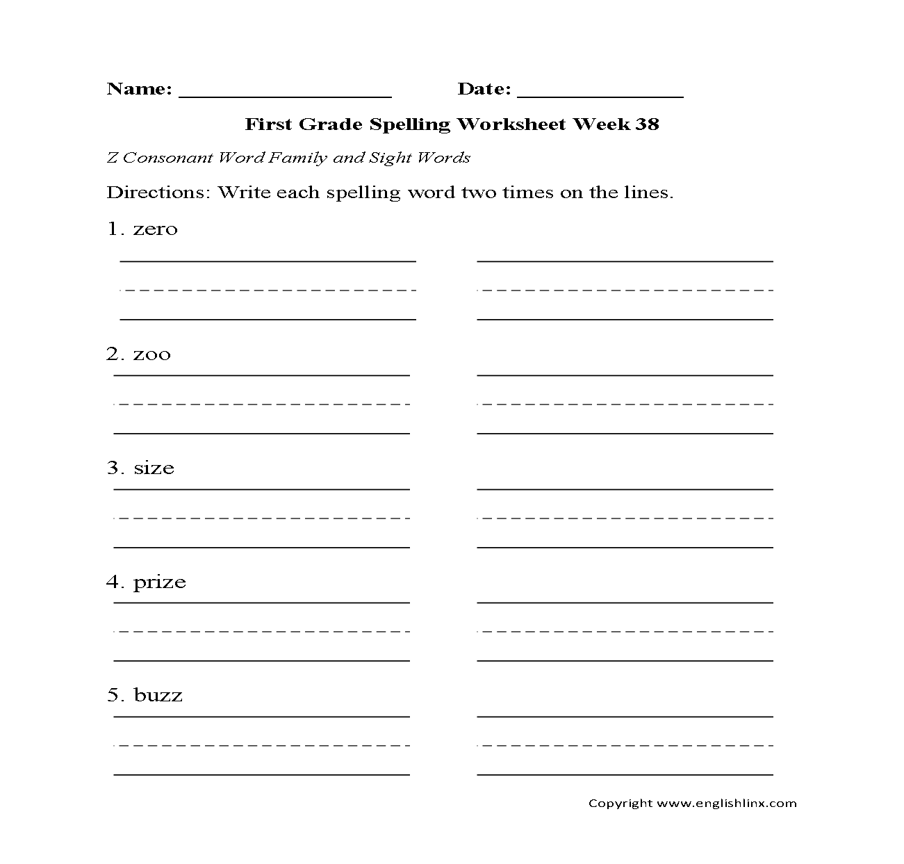 Spelling Worksheets First Grade Spelling Worksheets Spelling Worksheets First Grade Spelling Worksheets