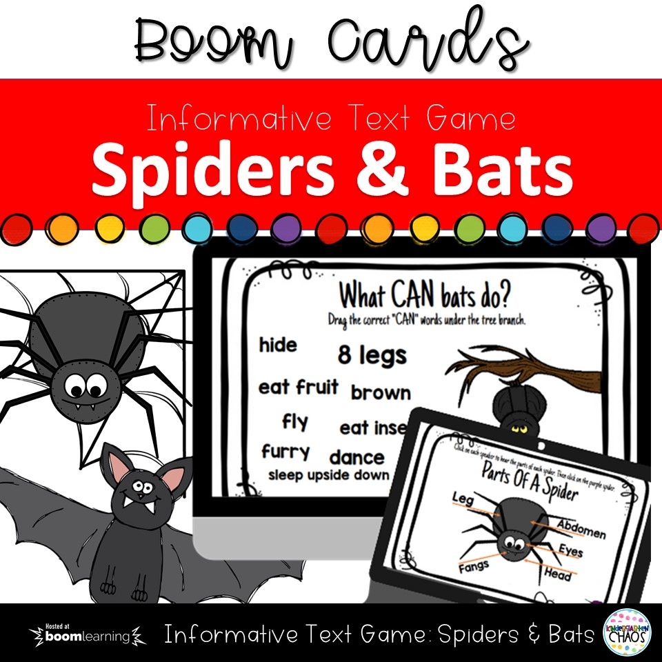 Spiders And Bats In The Classroom Kindergarten Chaos Spiders And Bats In The Classroom Kindergarten Chaos