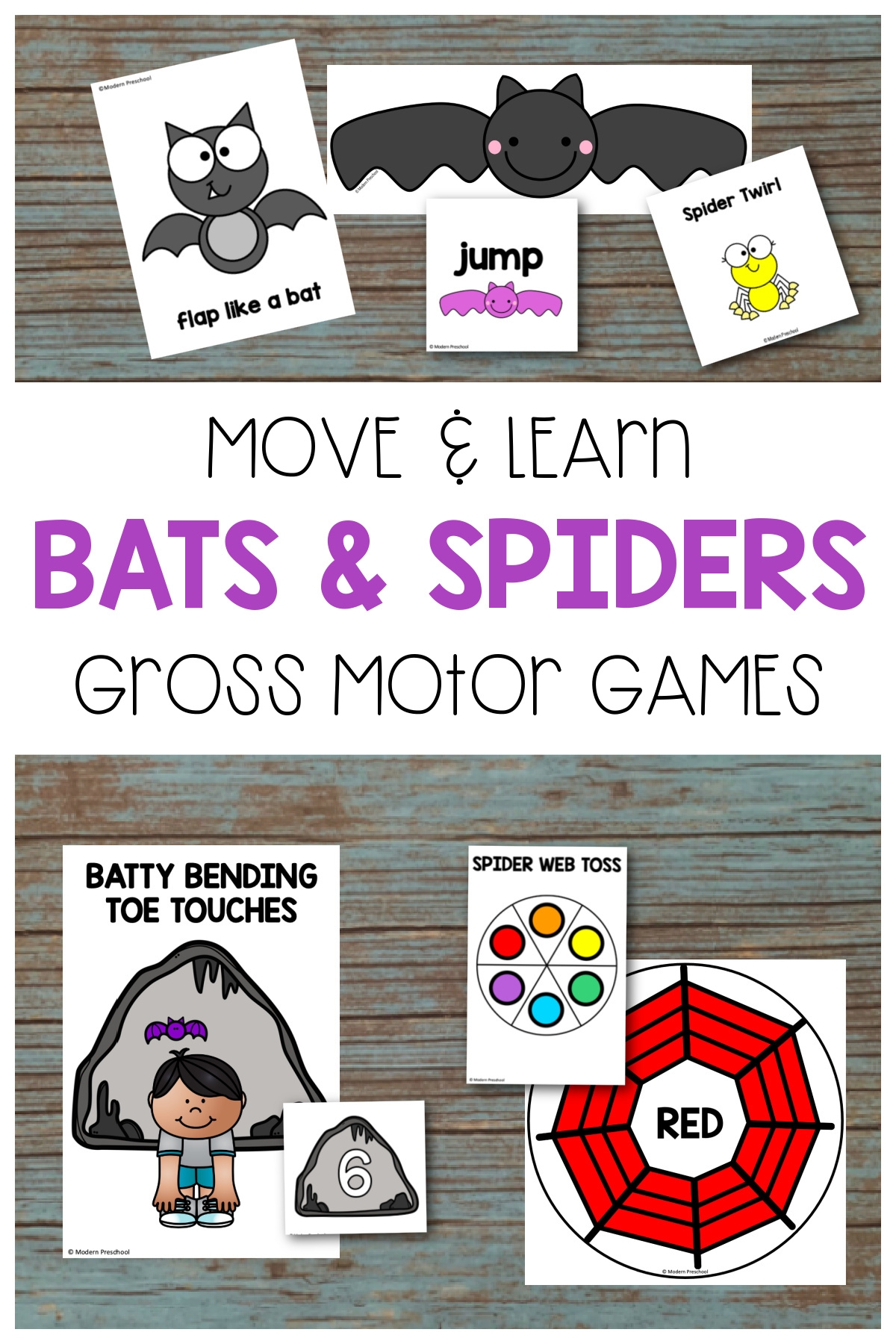 Spiders U0026 Bats Gross Motor Activities For Preschool Spiders U0026 Bats Gross Motor Activities For Preschool