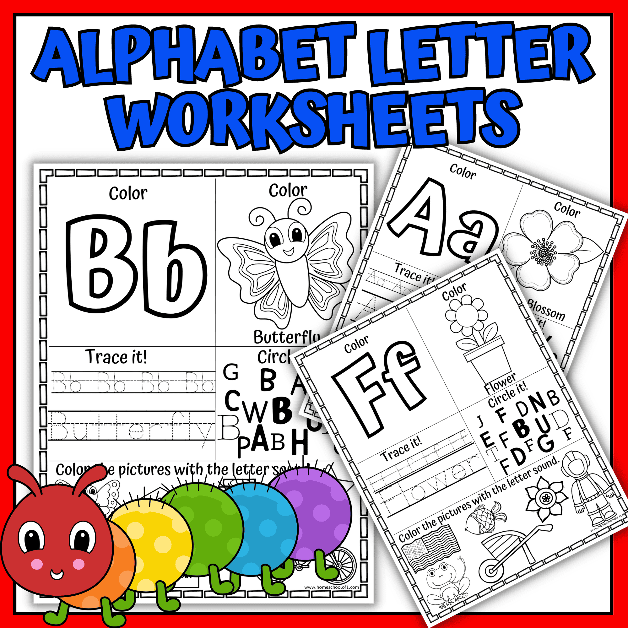 Free Alphabet Printable Worksheets