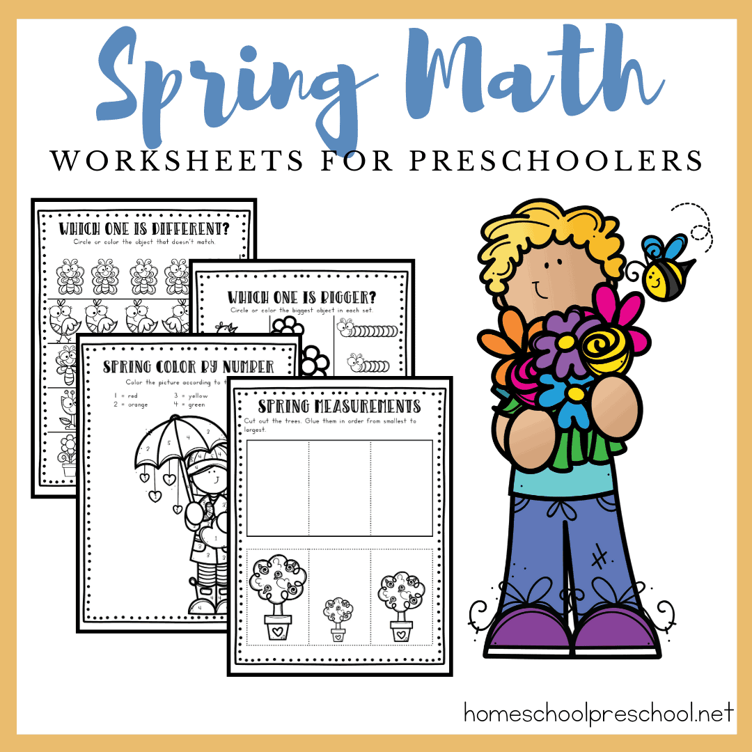 Spring Math Worksheets Story Homeschool Preschool Spring Math Worksheets Story Homeschool Preschool