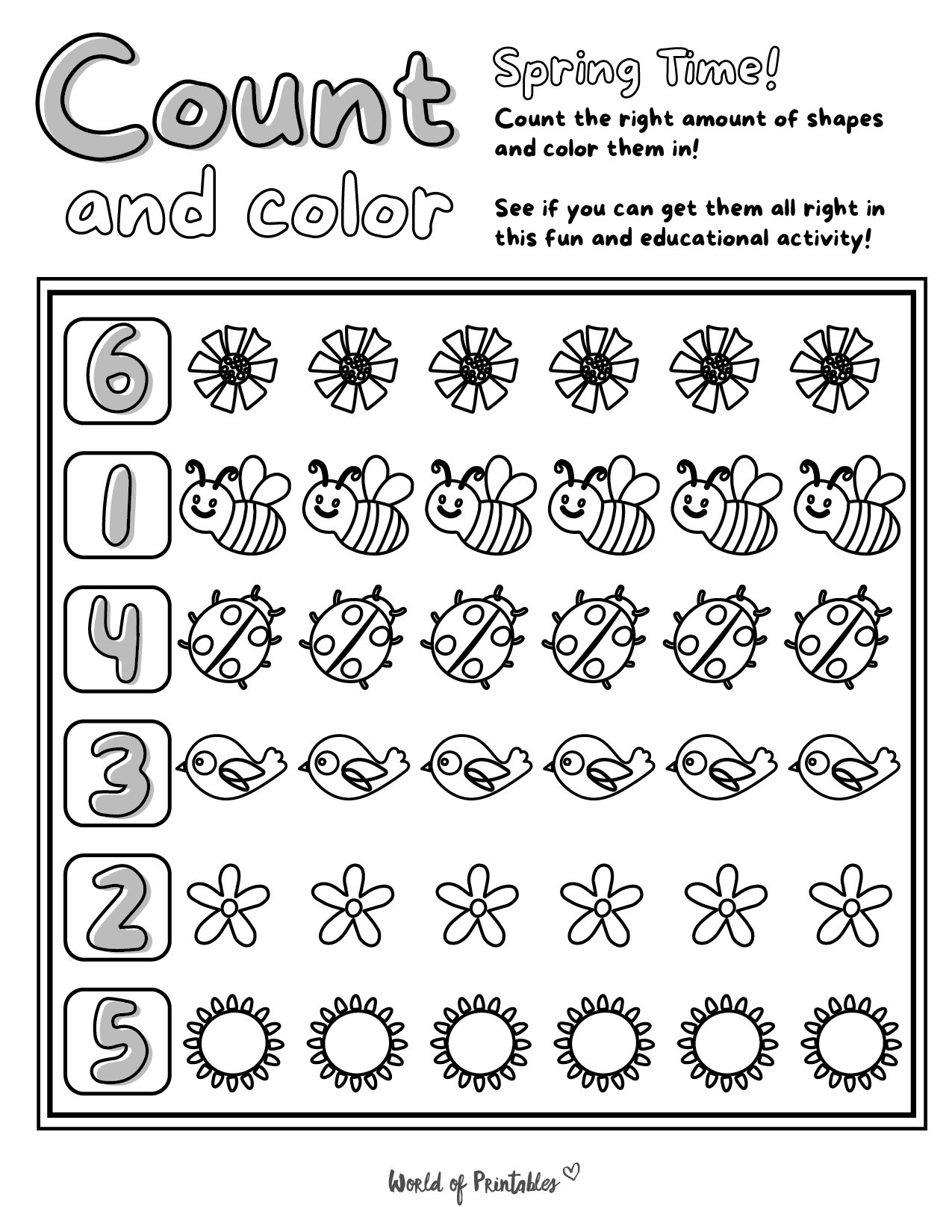 Spring Printables Templates U0026 Worksheets World Of Printables Spring Printables Templates U0026 Worksheets World Of Printables