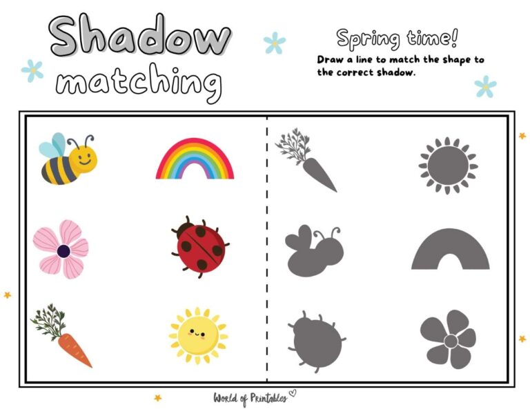 Spring Printables Templates U0026 Worksheets World Of Printables