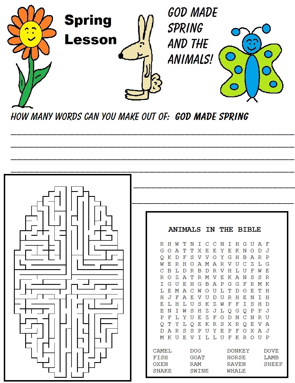 Printable Sunday School Lessons For Preschoolers