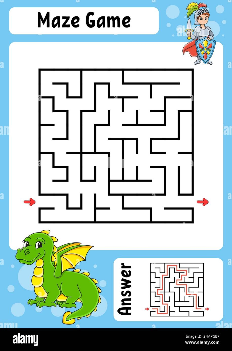 Square Maze Worksheet Square Maze Worksheet