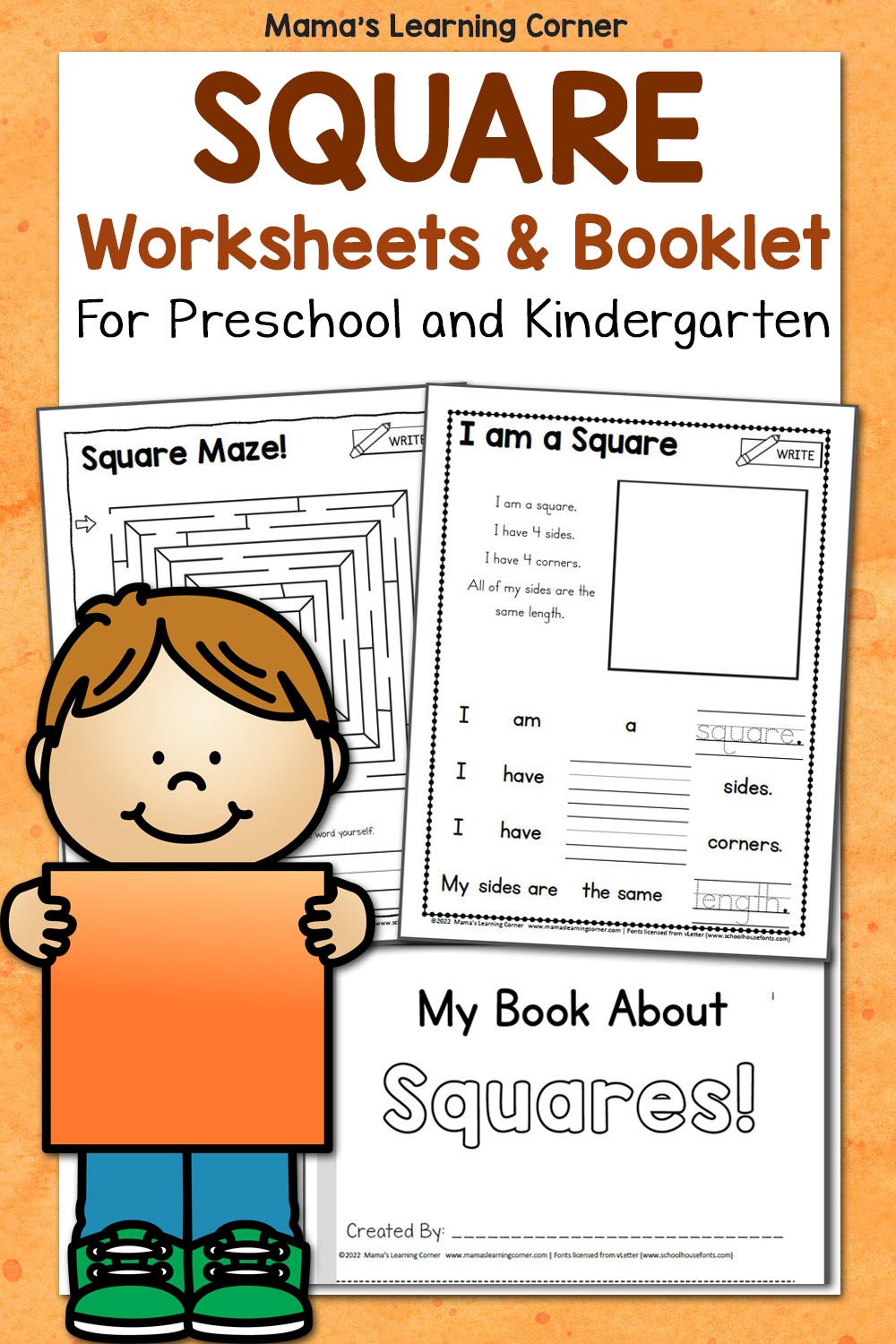 Printable Square Worksheets For Kindergarten Printable Square Worksheets For Kindergarten