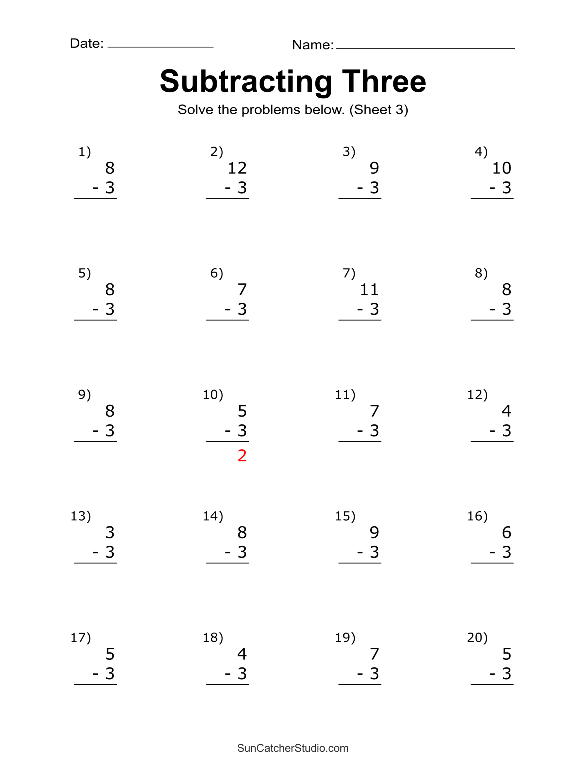 Subtraction Worksheets Free Printable Math Drills Free Subtraction Worksheets Free Printable Math Drills Free