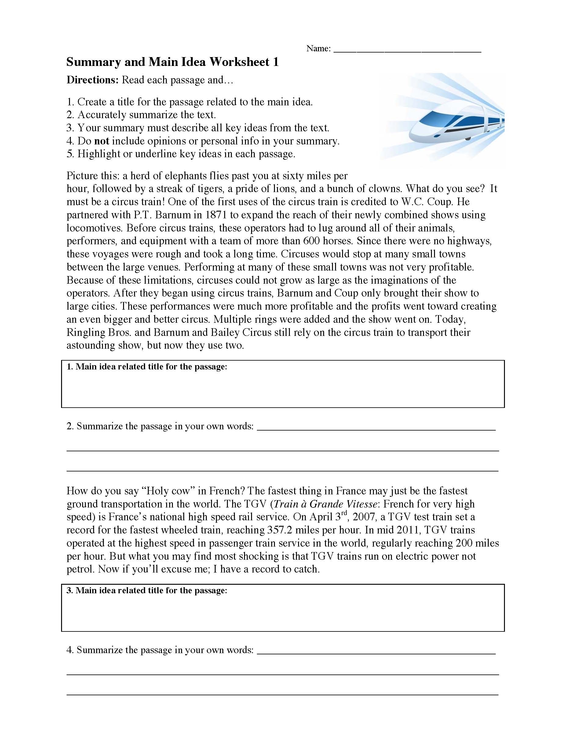 Summarizing Worksheets Activities Reading Comprehension Summarizing Worksheets Activities Reading Comprehension