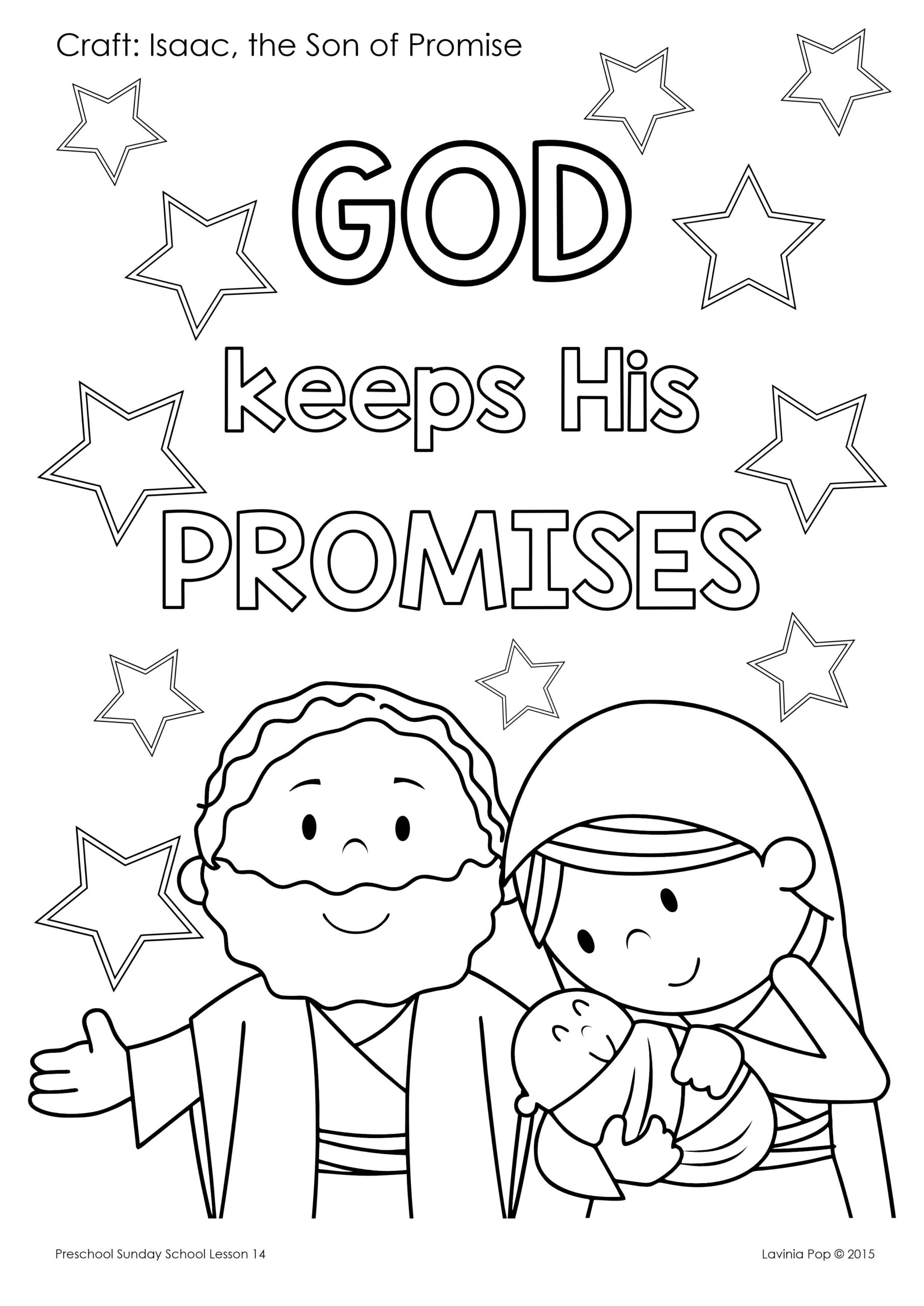 Sunday School Lesson 14 Isaac The Son Of Promise In My World