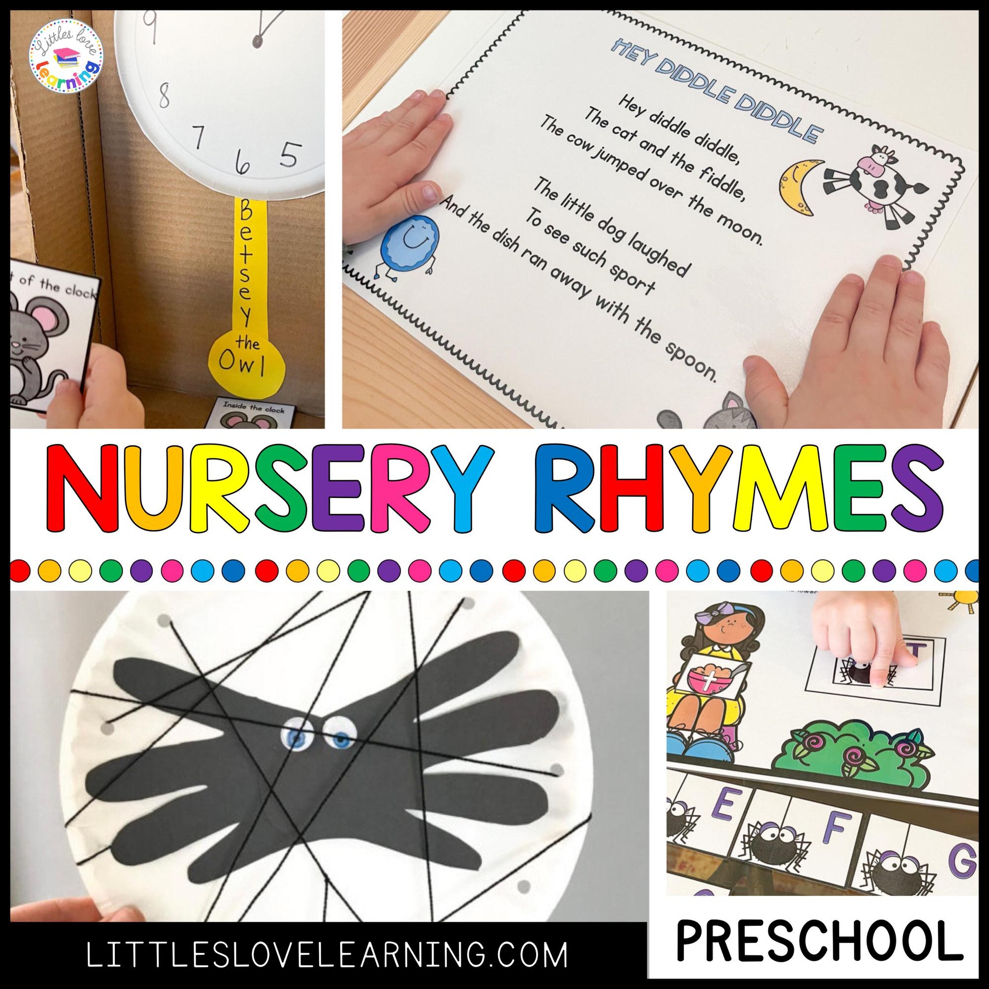 Super Fun Preschool Nursery Rhymes Activities Math U0026 Literacy Super Fun Preschool Nursery Rhymes Activities Math U0026 Literacy