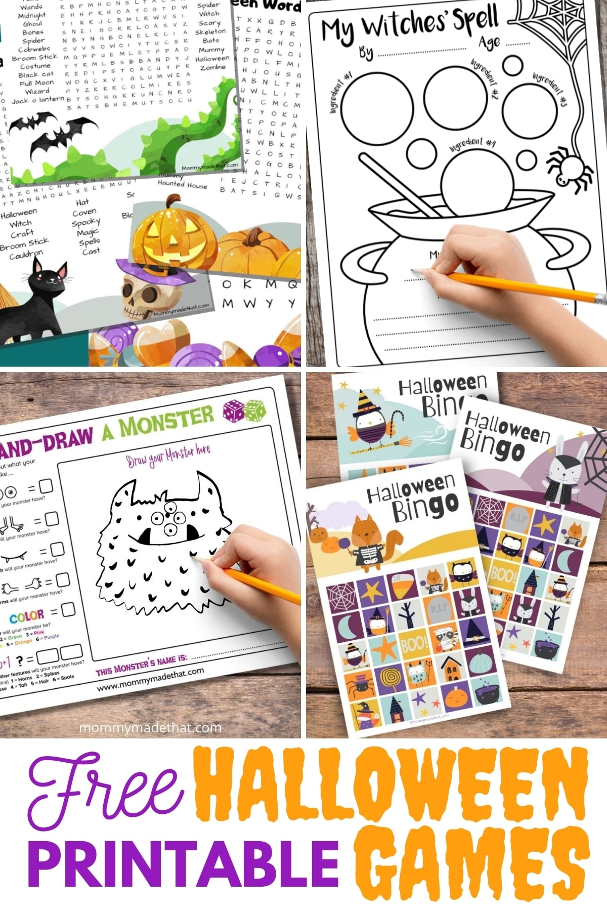 Super Fun Printable Halloween Games Super Fun Printable Halloween Games