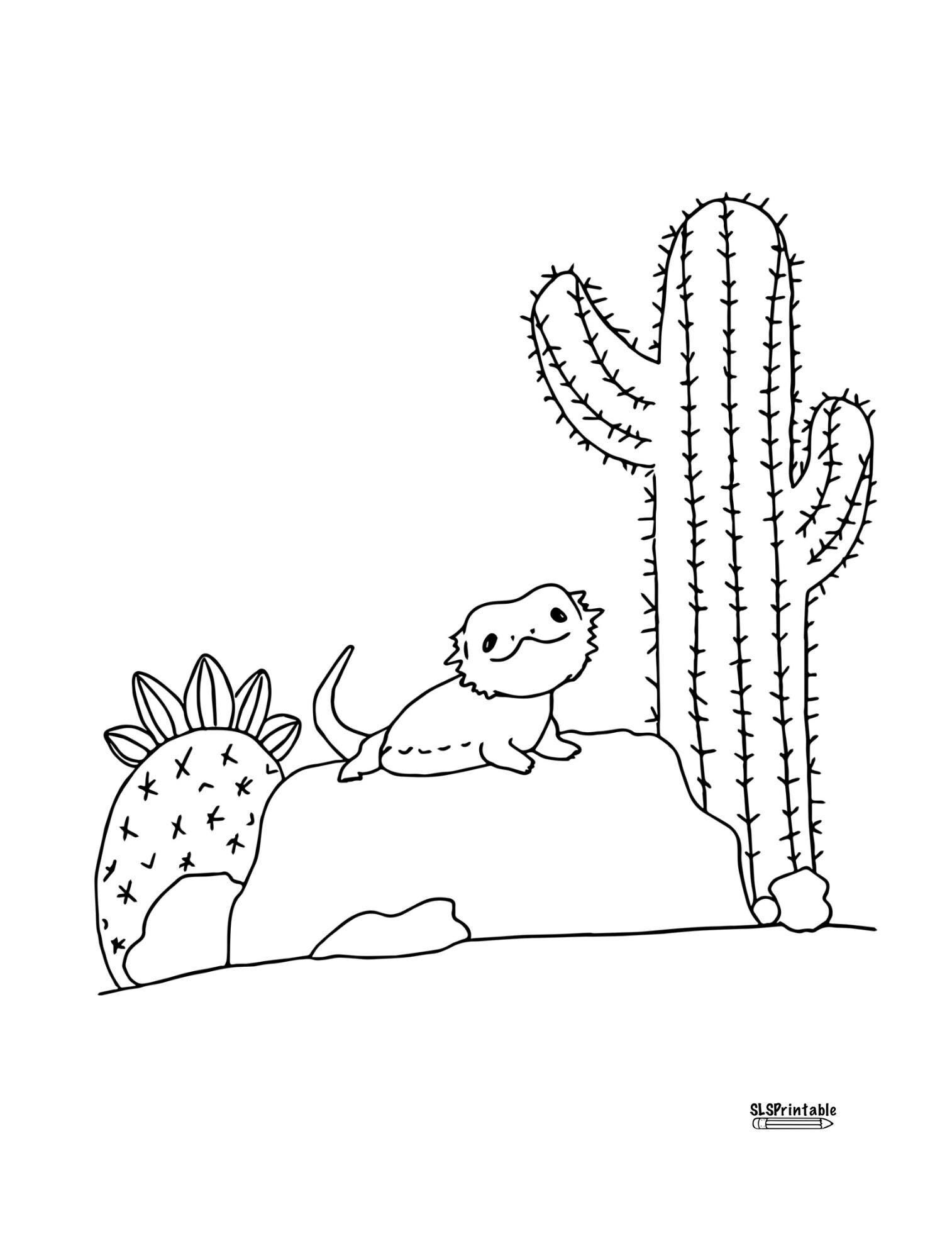 Preschool Lizard Printables
