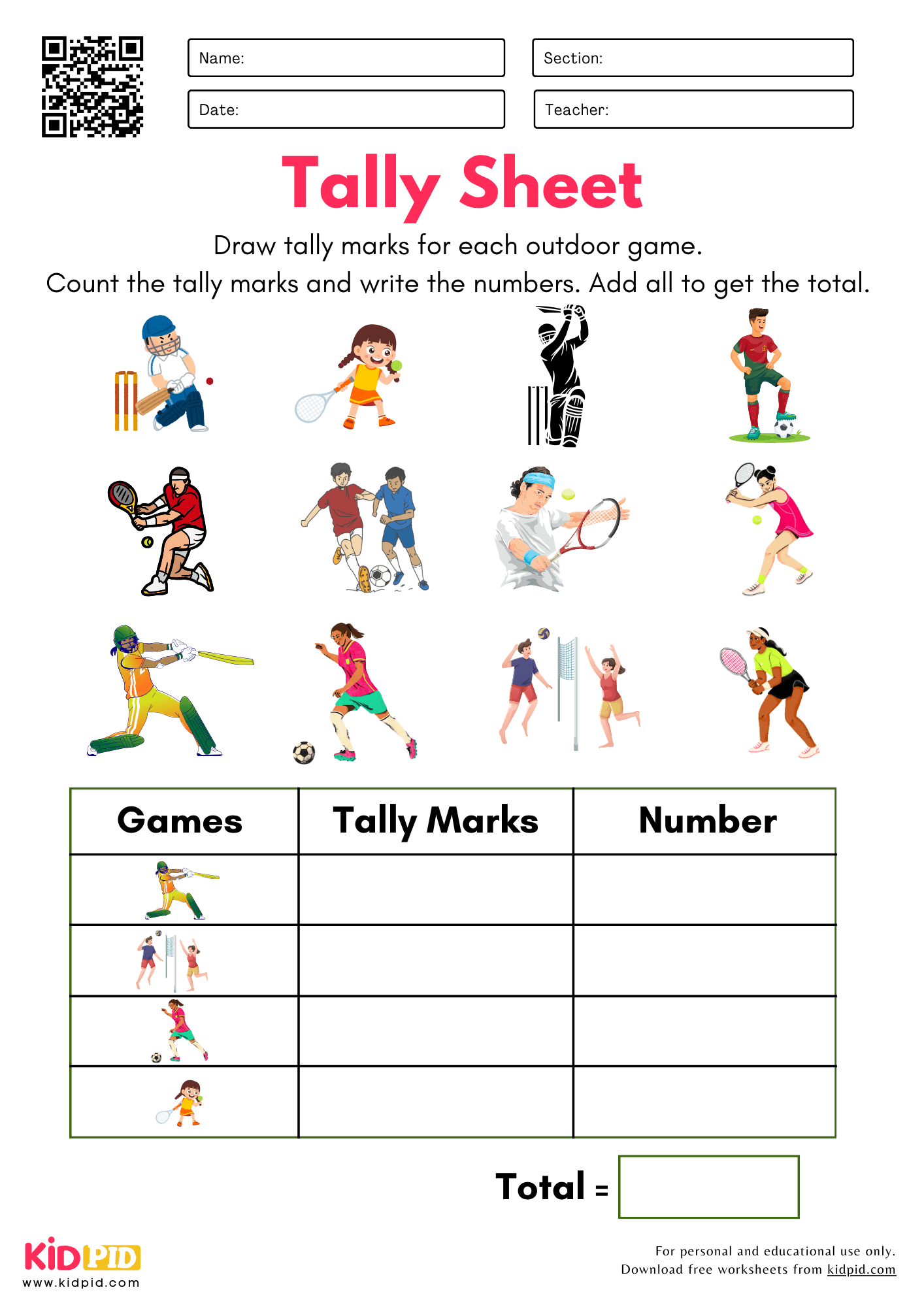 Tally Mark Worksheets For Grade 2 Kidpid Tally Mark Worksheets For Grade 2 Kidpid