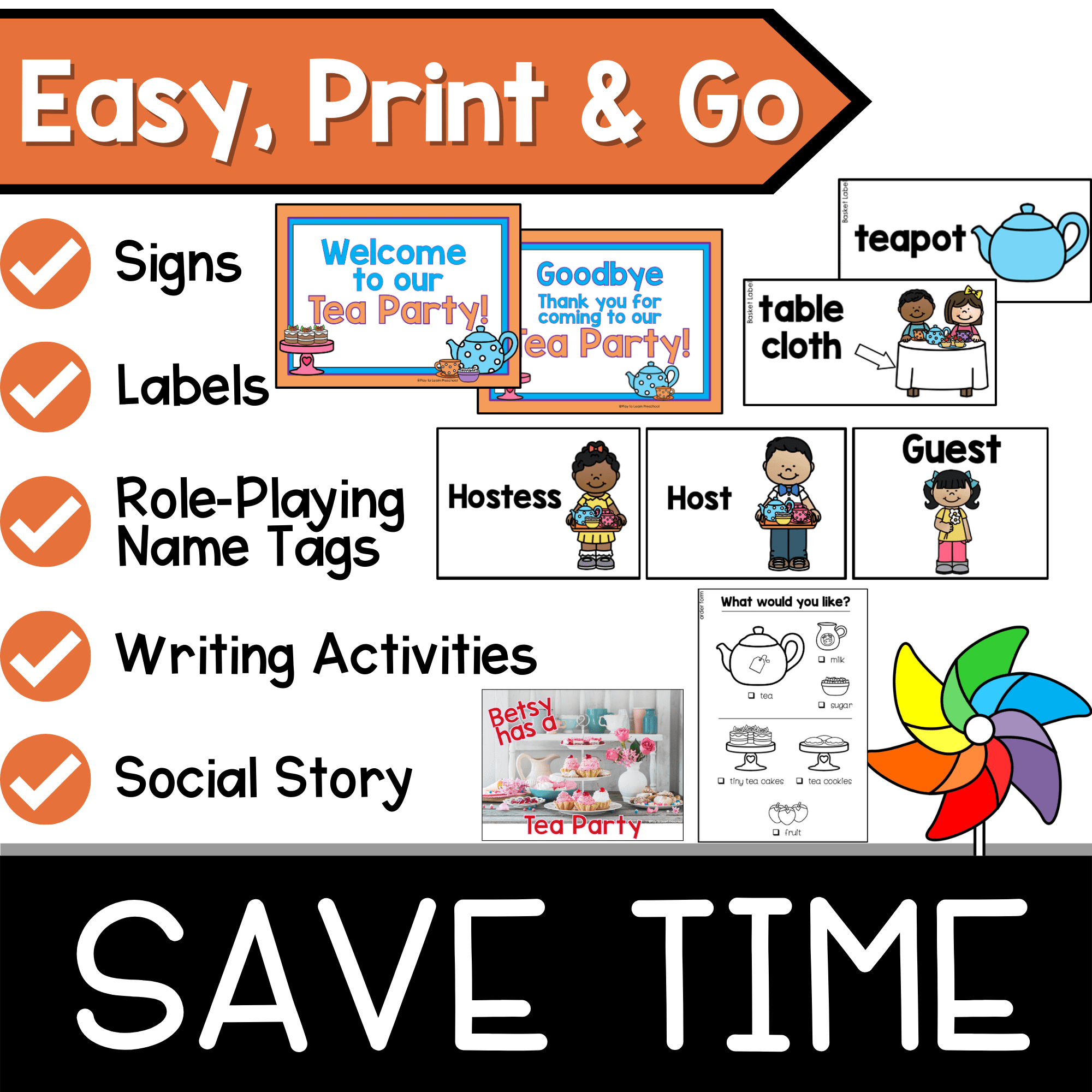 Tea Party Dramatic Play