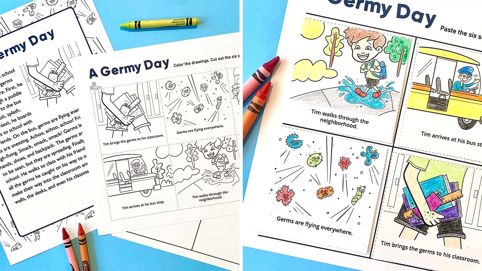 Teach Kids How Germs Spread With This Free Activity Teach Kids How Germs Spread With This Free Activity