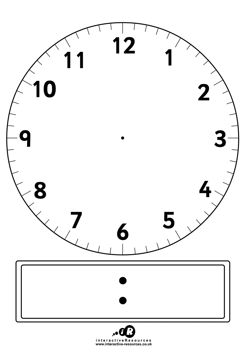 Clock Time Printable Worksheets