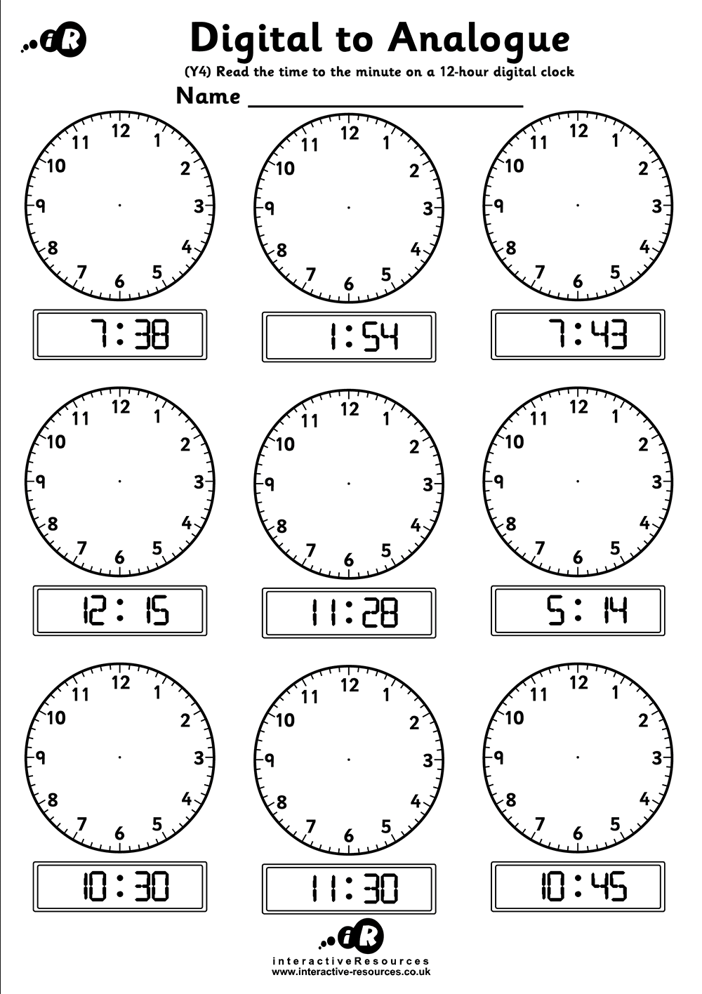 Teaching Time Free Telling Time Worksheets Teaching Time Free Telling Time Worksheets