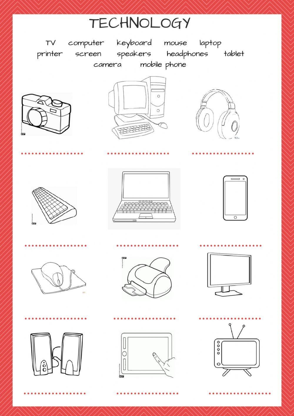 Technology Worksheets Engaging And Educational Resources For Students