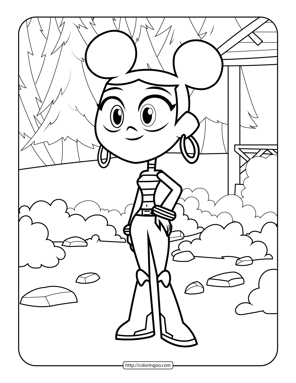 Teen Titans Go Bumblebee Coloring Sheet Teen Titans Go Bumblebee Coloring Sheet