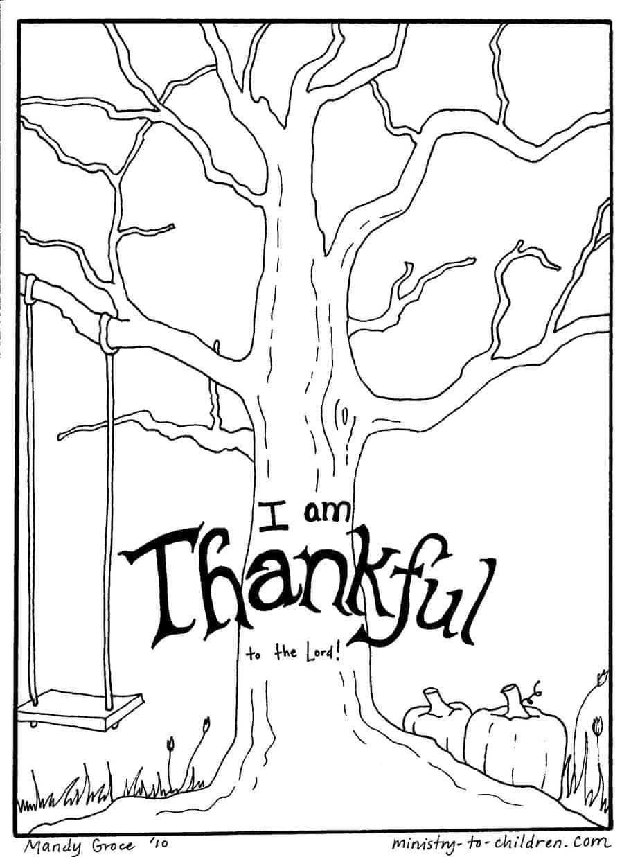 Thanksgiving Coloring Pages Free Printable For Kids 