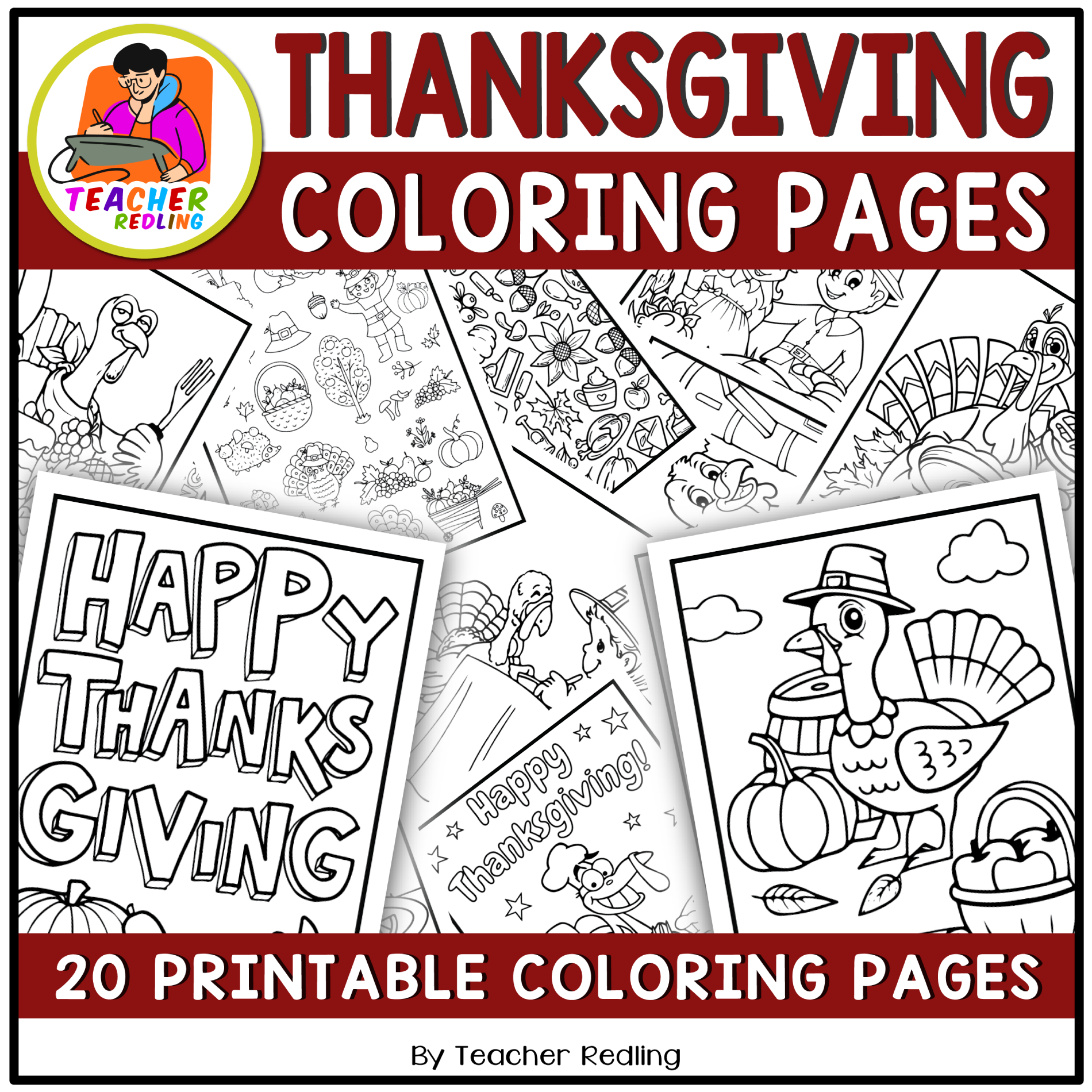 Thanksgiving Fun Coloring Pages For Preschool Pre K November 