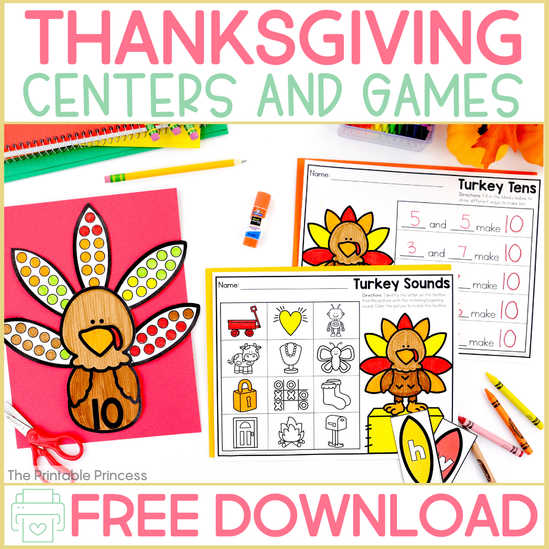 Preschool Printables By Gwyn
