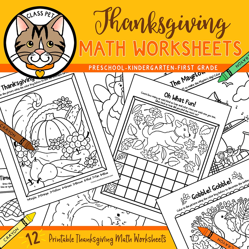 Thanksgiving Math Worksheets For Preschool Kindergarten First Grade Made By Teachers Thanksgiving Math Worksheets For Preschool Kindergarten First Grade Made By Teachers