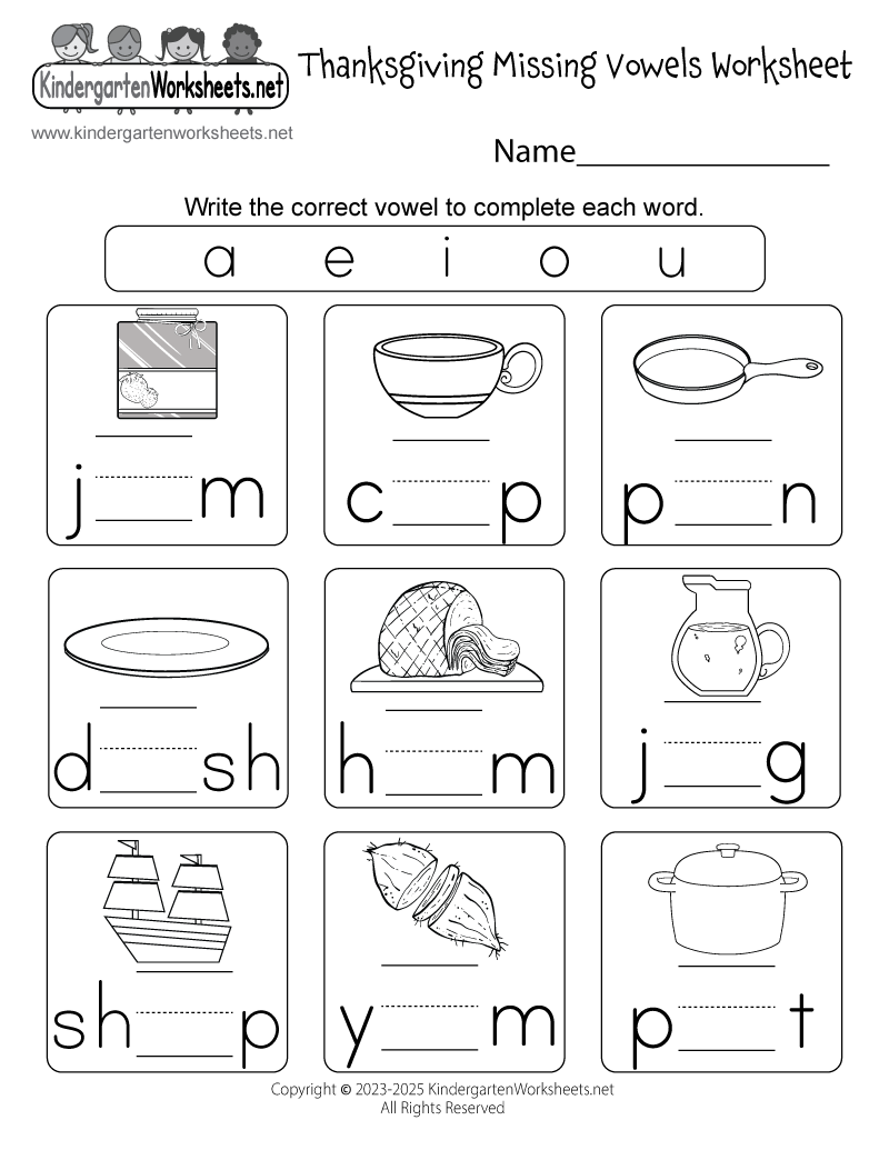Thanksgiving Phonics Worksheet Free Printable Digital U0026 PDF Thanksgiving Phonics Worksheet Free Printable Digital U0026 PDF