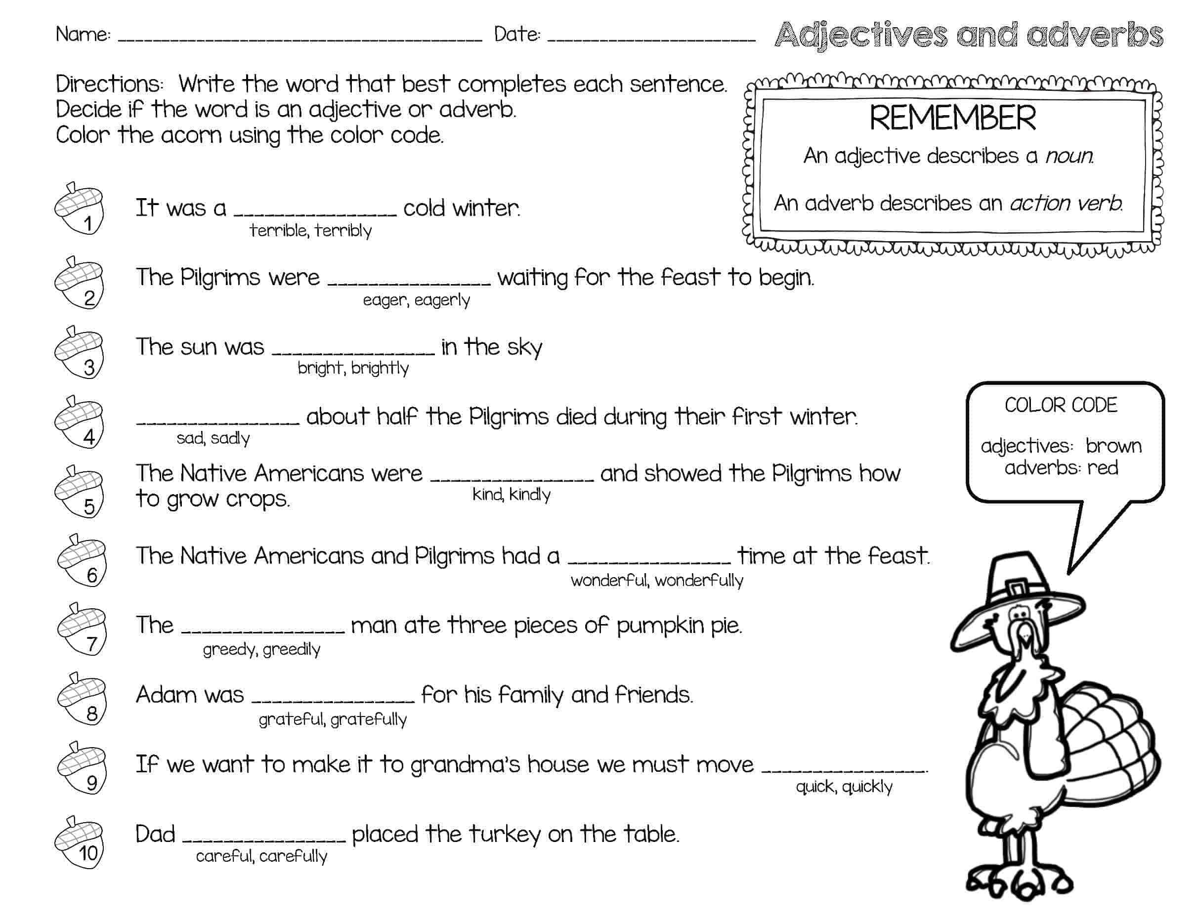 Thanksgiving Reading Comprehension Passages And Activities