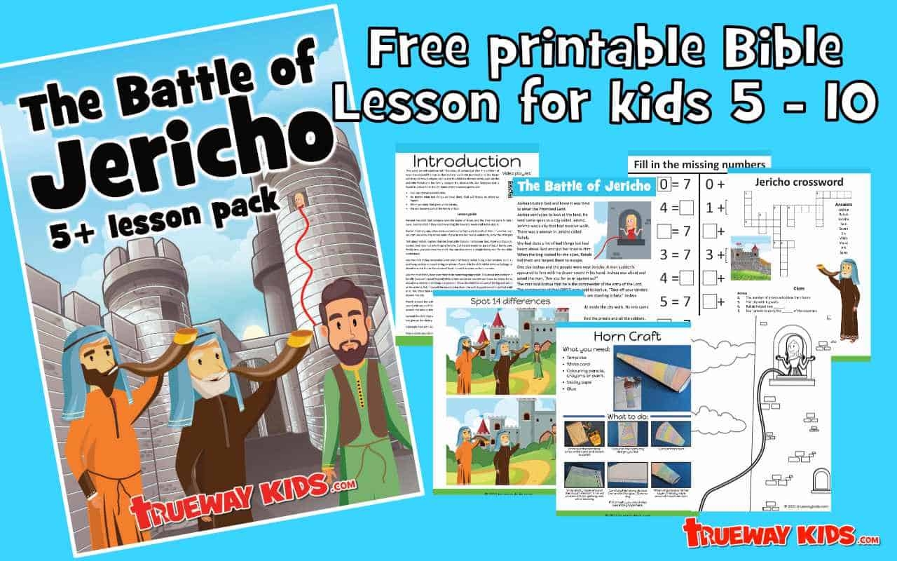 Free Printable Jericho Worksheets For Kids