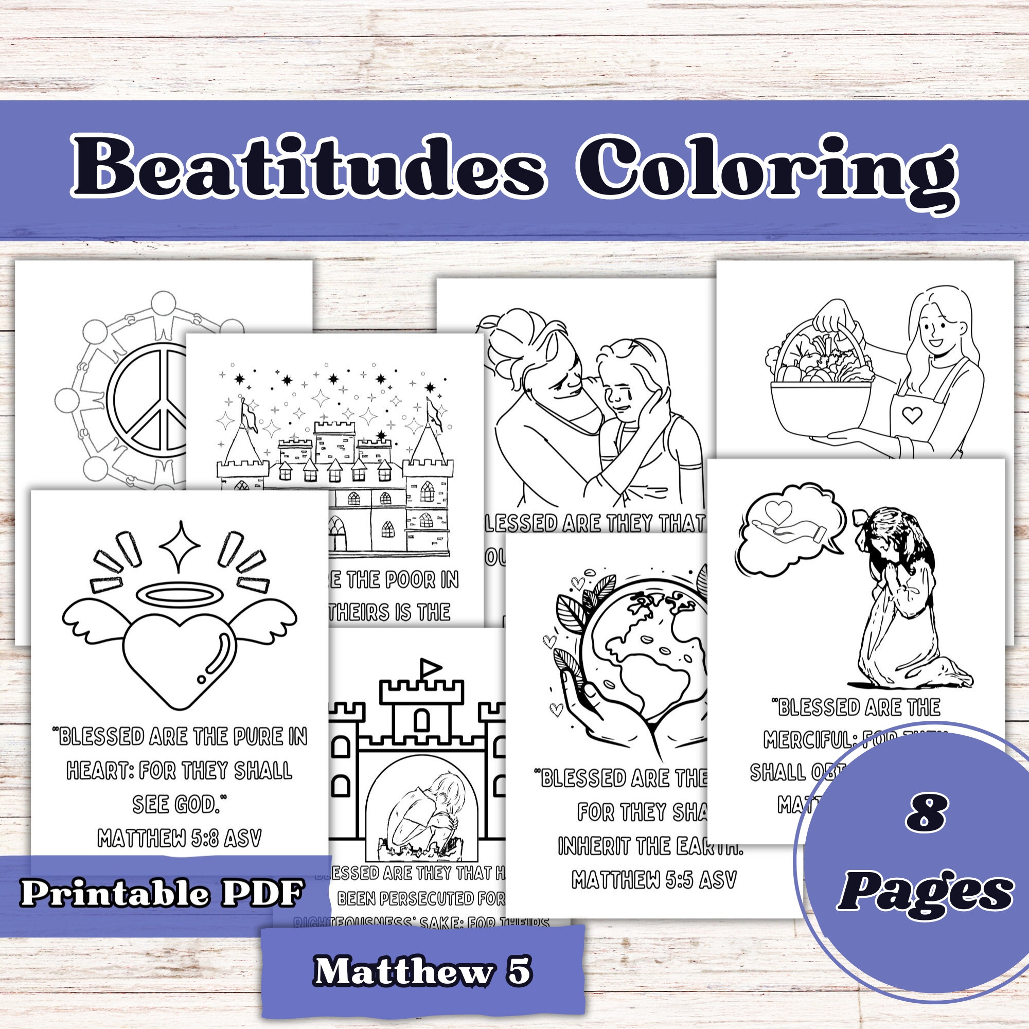 The Beatitudes Beatitudes Beatitudes Printable Bible Coloring Pages Bible Coloring Kids Matthew 5 Sunday School Bible Coloring Etsy The Beatitudes Beatitudes Beatitudes Printable Bible Coloring Pages Bible Coloring Kids Matthew 5 Sunday School Bible Coloring Etsy