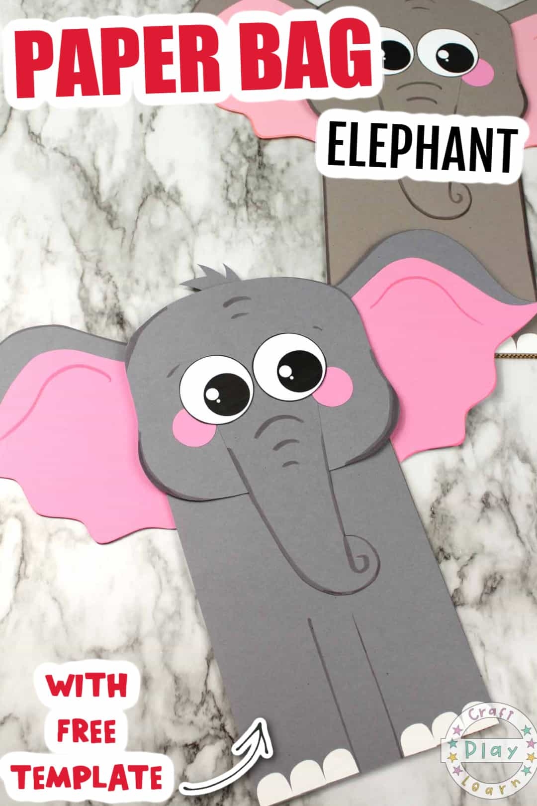 Printable Elephant Craft Preschool