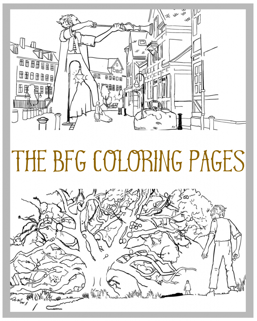 The BFG Coloring Pages Simply Being Mommy
