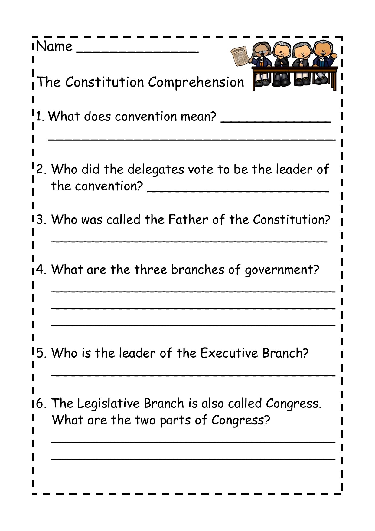 The Constitution Mini Book Reading Comprehension Made By Teachers The Constitution Mini Book Reading Comprehension Made By Teachers