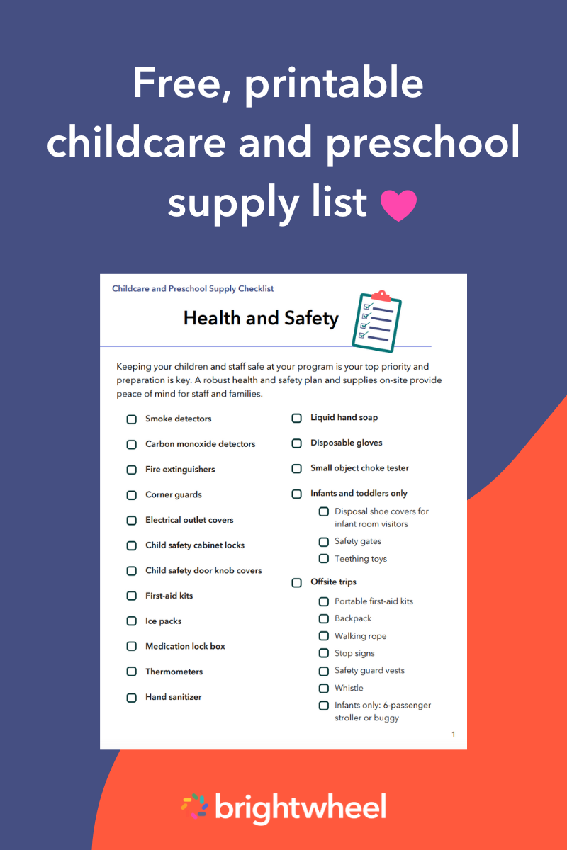 Launch Checklist Printable Preschool