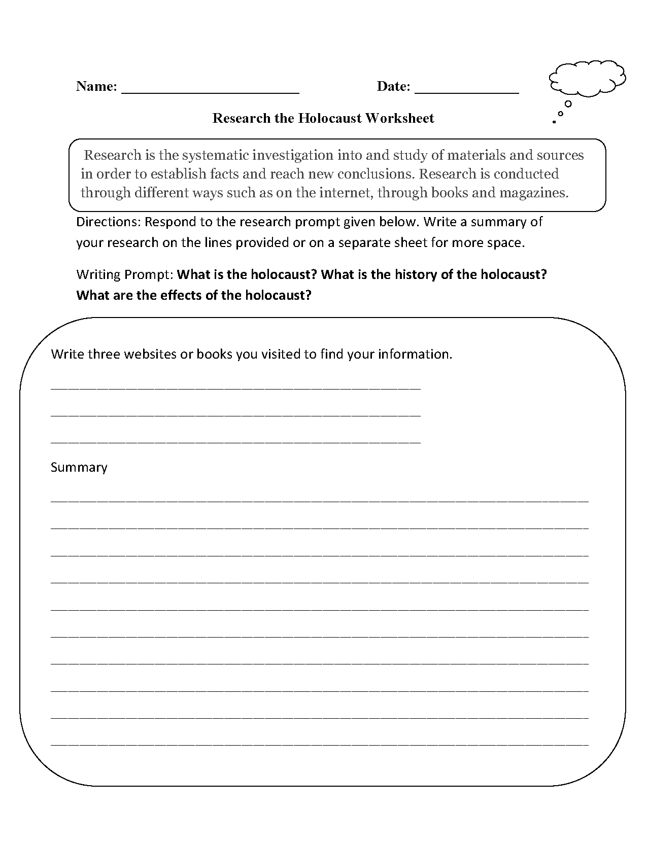 Holocaust Printable Worksheets For Elementary Students Holocaust Printable Worksheets For Elementary Students