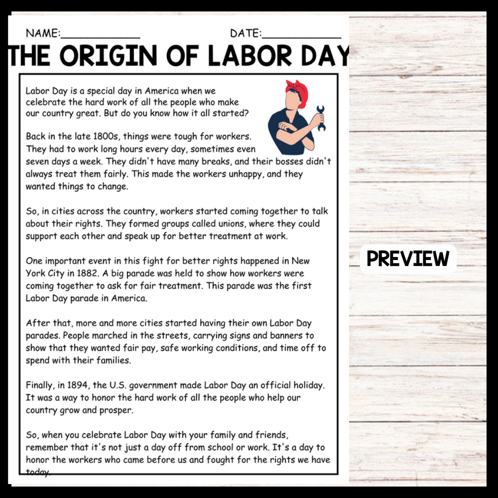 THE ORIGIN OF LABOR DAY