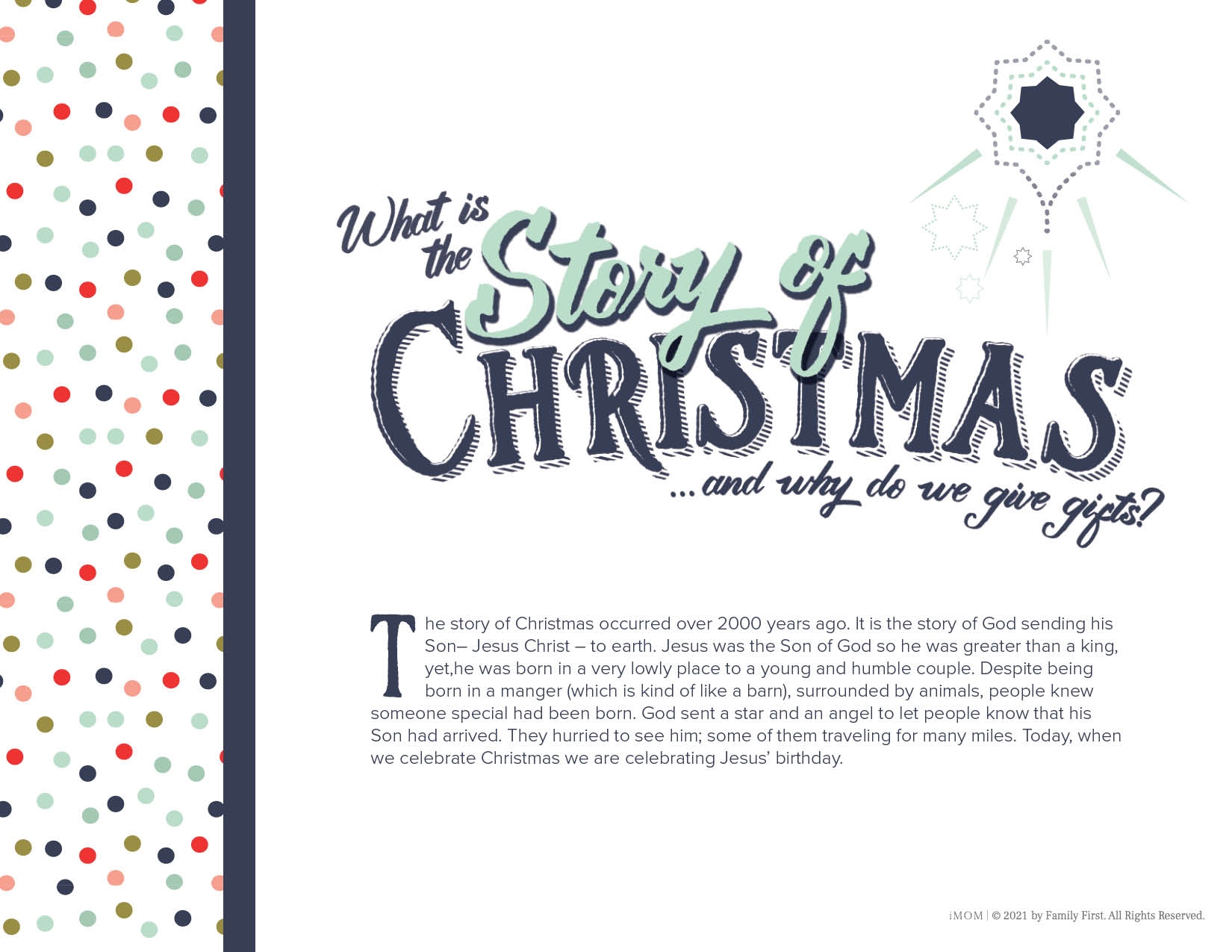 The Story Of Christmas IMOM