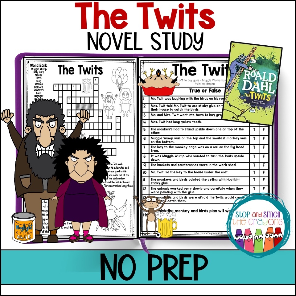 The Twits By Roald Dahl Novel Study