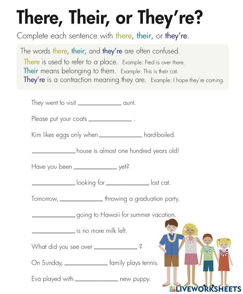 Their There And Theyre Worksheet Worksheets Library Their There And Theyre Worksheet Worksheets Library
