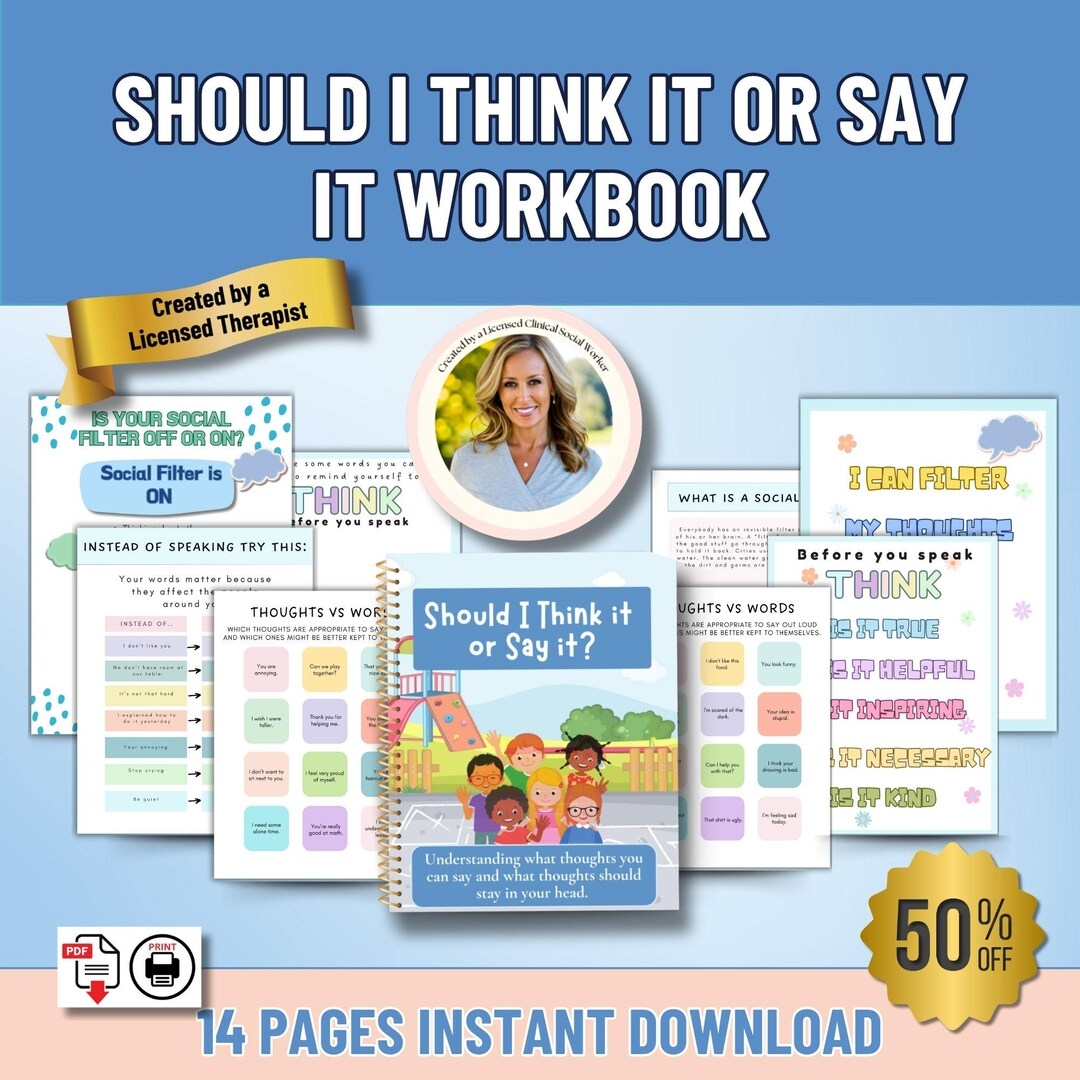Printable Social Filter Worksheet Printable Social Filter Worksheet