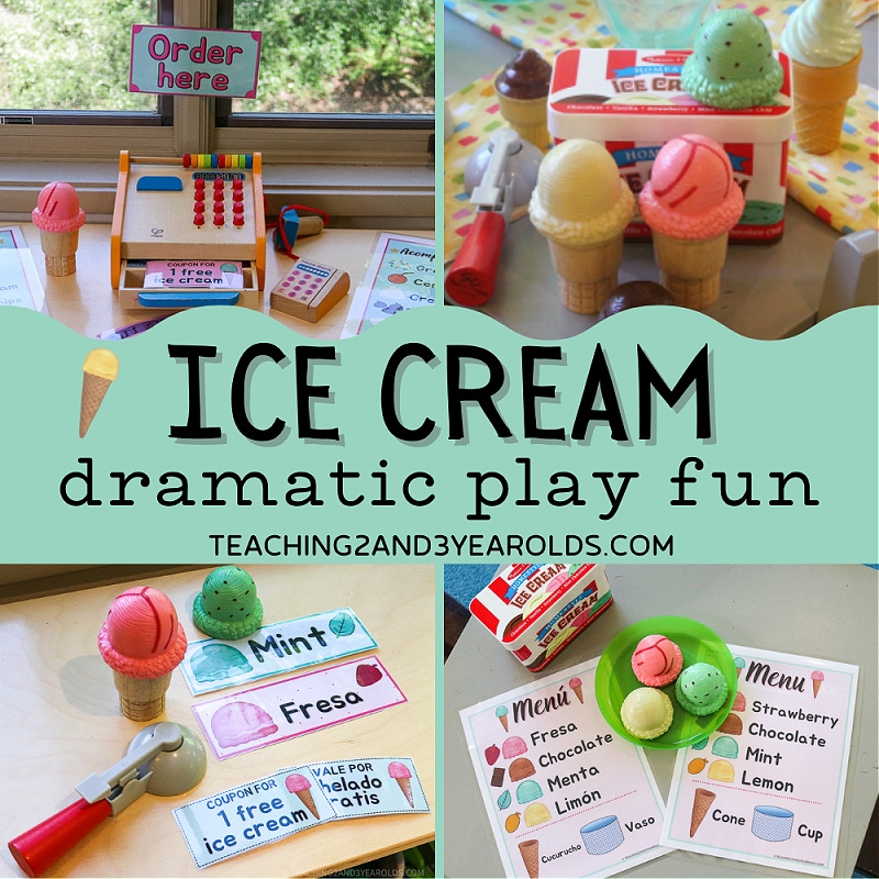 Toddler And Preschool Ice Cream Dramatic Play