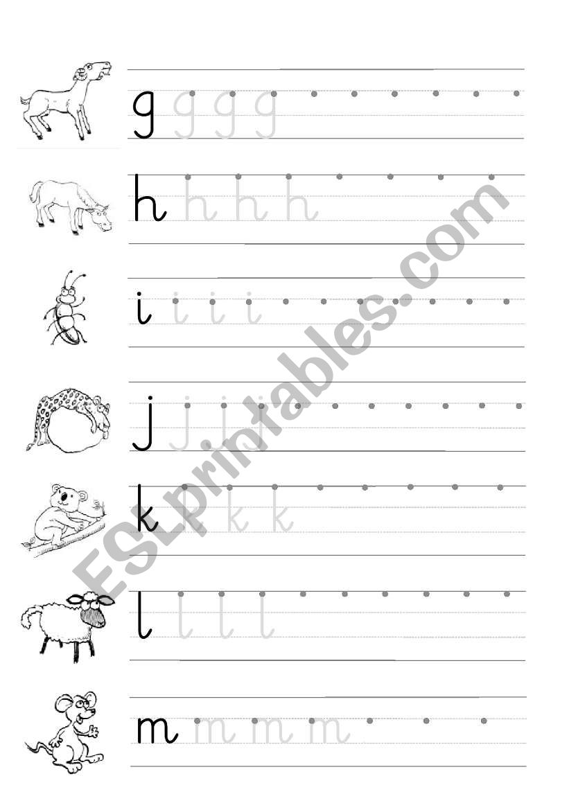 Trace And Copy ESL Worksheet By Hamadaasemsem