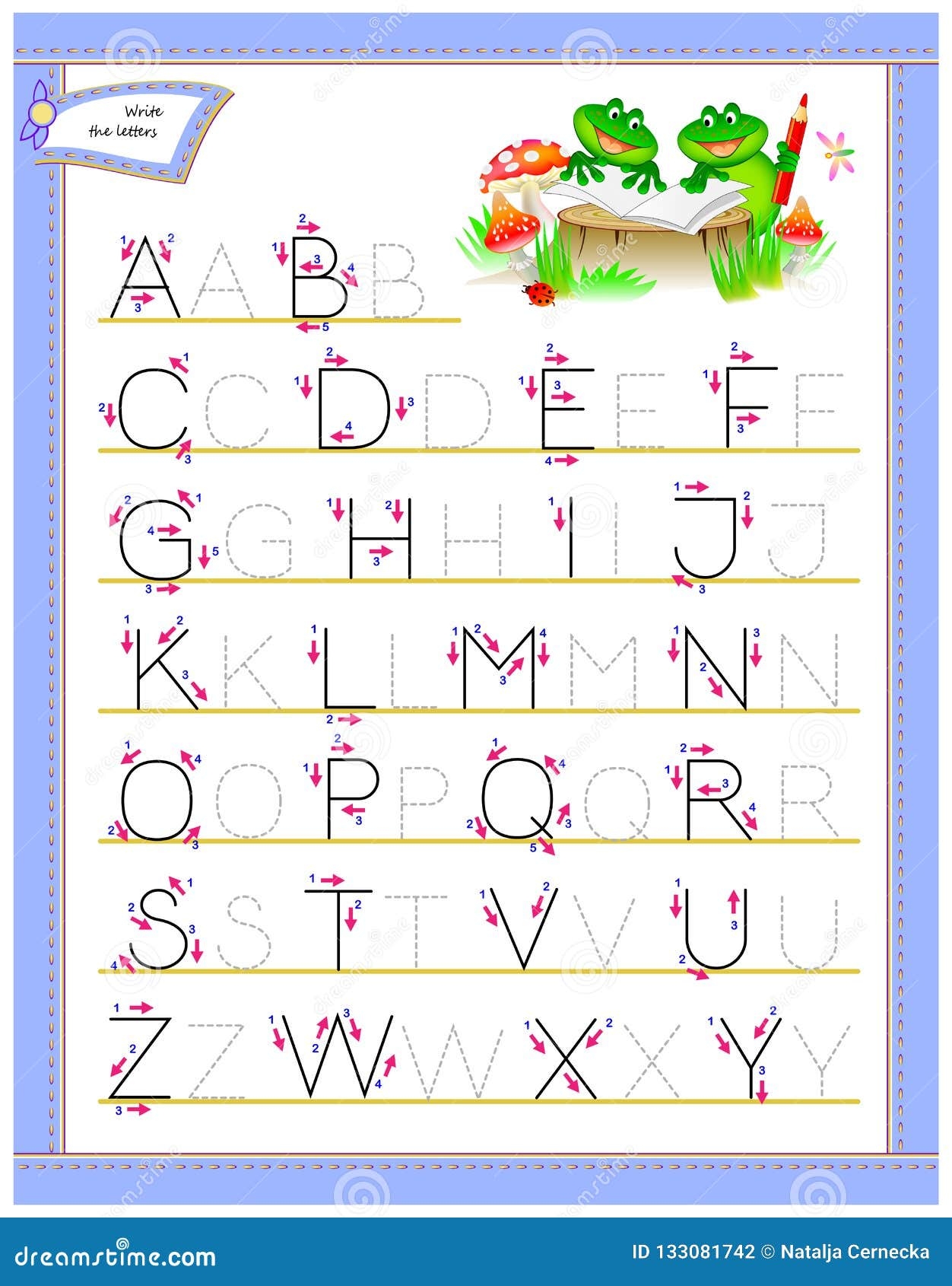Tracing ABC Letters For Study English Alphabet Worksheet For Kids Tracing ABC Letters For Study English Alphabet Worksheet For Kids