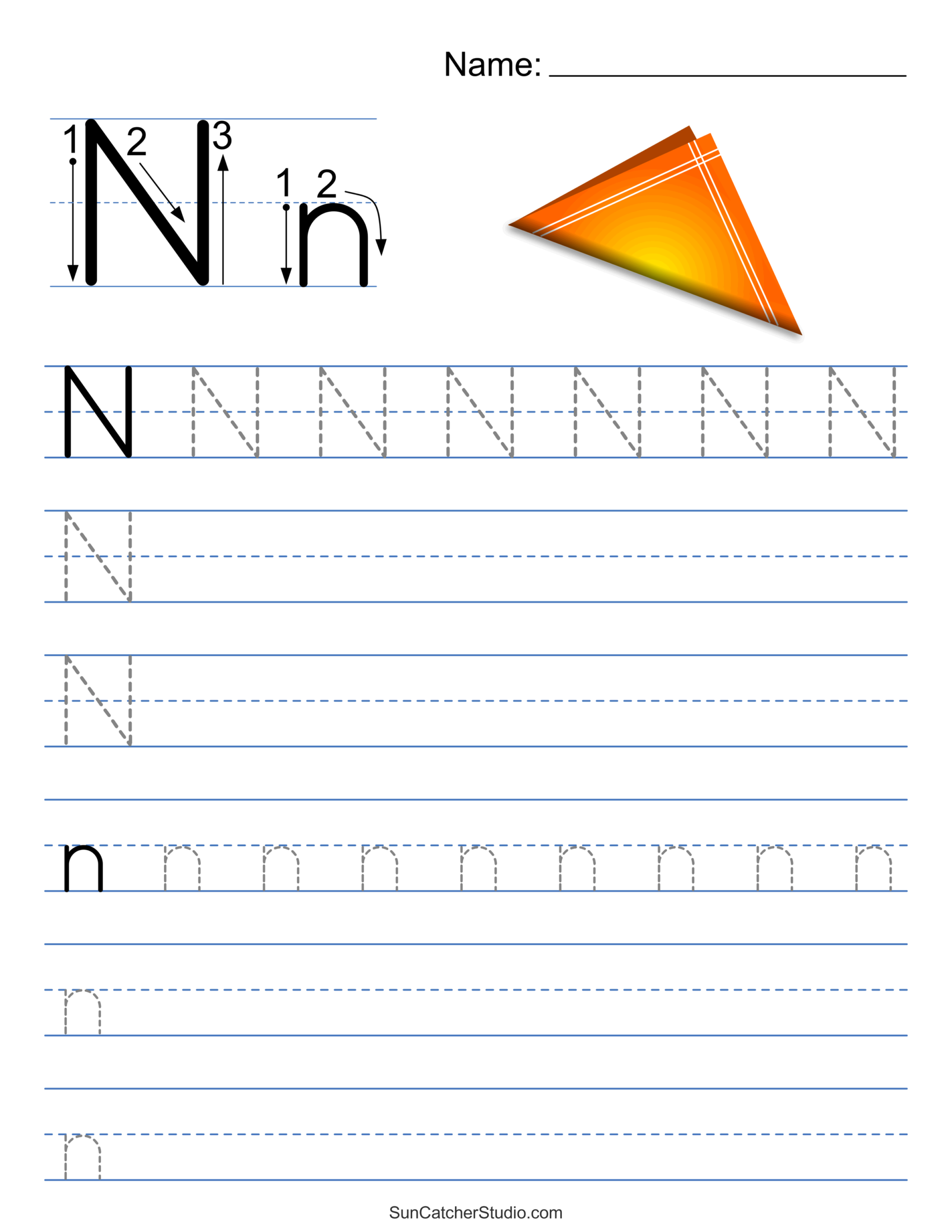 Tracing Alphabet Letters Printable Handwriting Worksheets Free 