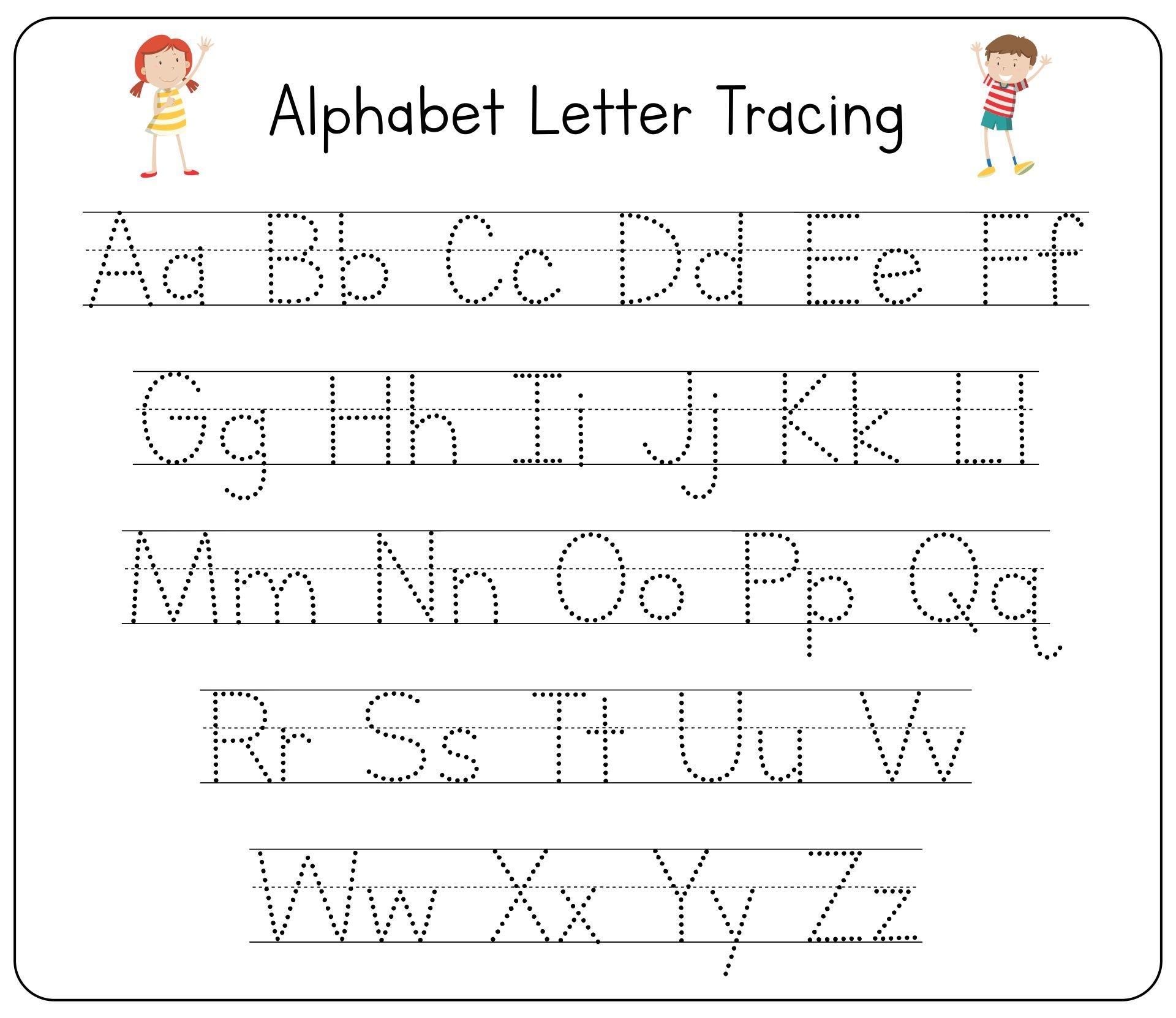 Tracing Letters 25 Free PDF Printables Printablee Worksheets Library